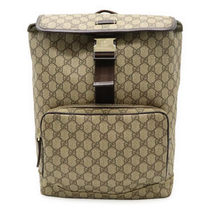 GUCCI Brown Leather Backpack